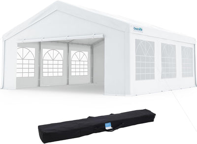 20X20Ft Heavy Duty Party Tent with Church Windows, Outdoor Event Shelter Tent for Parties, Wedding, Carport, Canopy