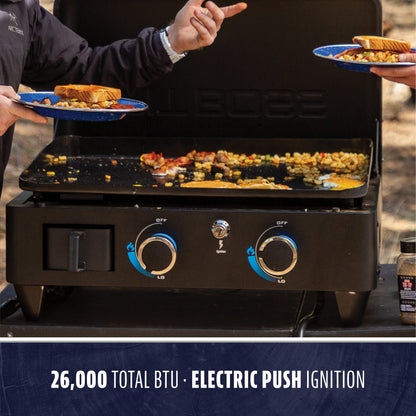 Ultimate 23" 2 -Burner Liquid Propane Flat Top Grill