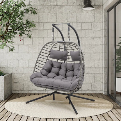 Burhans 2 Person Swing Chair with Stand