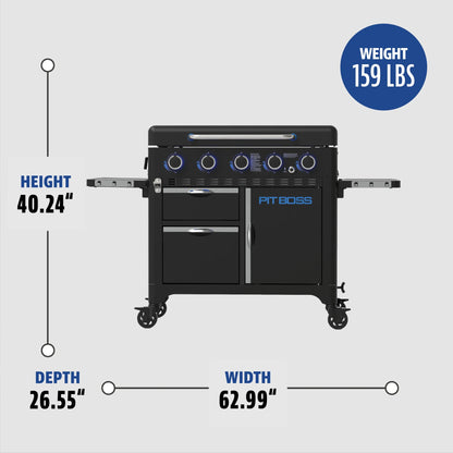 Ultimate 36" 5-Burner Gas Griddle